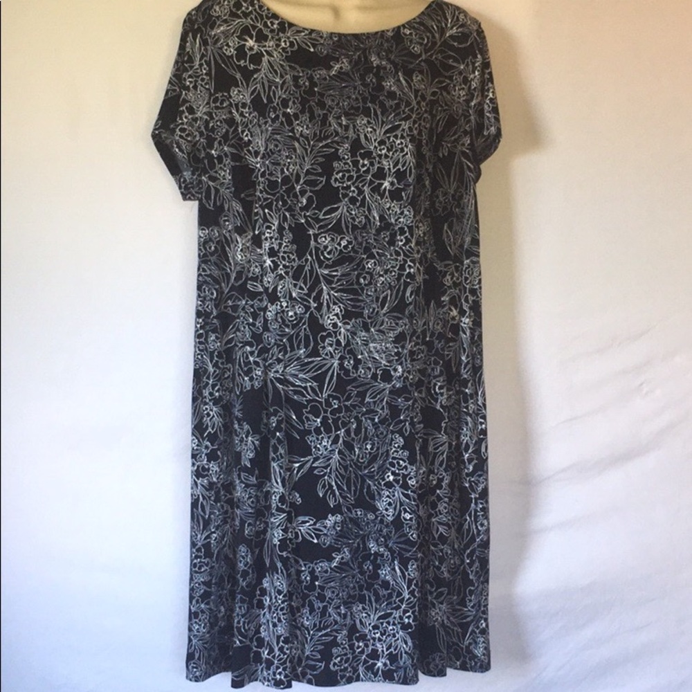 NEW Roz & Ali Navy Blue dress size 16 Dressbarn
